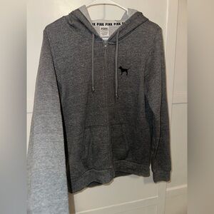 PINK full zip hoodie